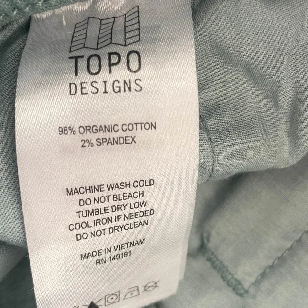 Topo Designs - Dirt Pants - Women's - Sage / Large - Picture 11 of 15